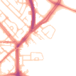 Daytime road noise heatmap for L19 5PH