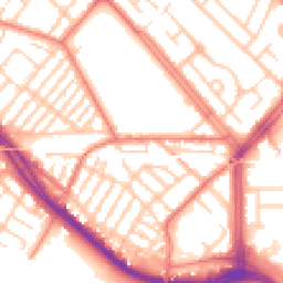 Daytime road noise heatmap for L19 6PA