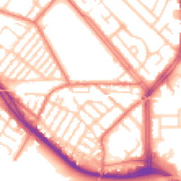 Daytime road noise heatmap for L19 6PD