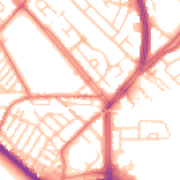 Daytime road noise heatmap for L19 6PE