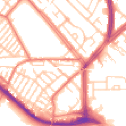 Daytime road noise heatmap for L19 6PH
