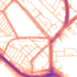 Daytime road noise heatmap for L19 6PJ