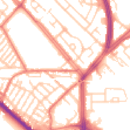 Daytime road noise heatmap for L19 6PP