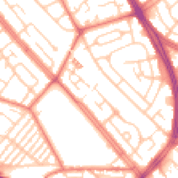 Daytime road noise heatmap for L19 6PR