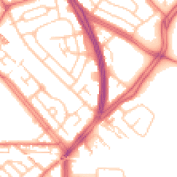 Daytime road noise heatmap for L19 6PT