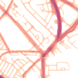 Daytime road noise heatmap for L19 6QA