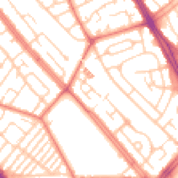 Daytime road noise heatmap for L19 7AA
