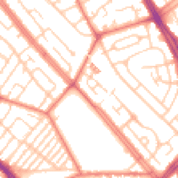 Daytime road noise heatmap for L19 7AB