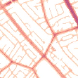 Daytime road noise heatmap for L19 7NS
