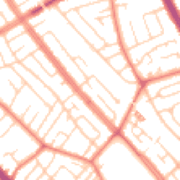 Daytime road noise heatmap for L19 7NT
