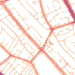 Daytime road noise heatmap for L19 7NU