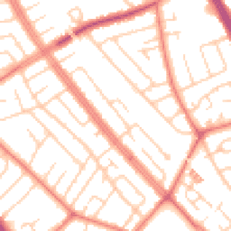 Daytime road noise heatmap for L19 7NW
