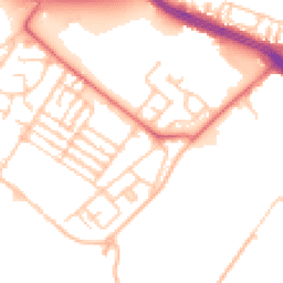 Daytime road noise heatmap for L19 8AA