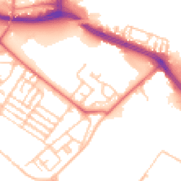 Daytime road noise heatmap for L19 8DB
