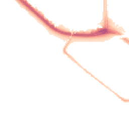 Night-time road noise heatmap for L19 8HT