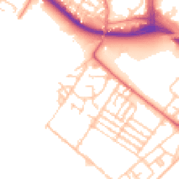 Daytime road noise heatmap for L19 8HU