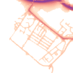 Daytime road noise heatmap for L19 8LE