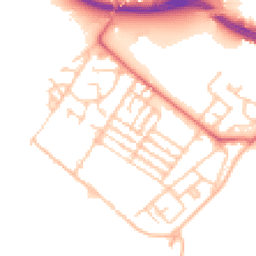 Daytime road noise heatmap for L19 8LG