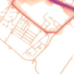 Daytime road noise heatmap for L19 8LH