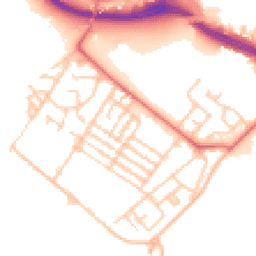 Daytime road noise heatmap for L19 8LL