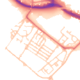 Daytime road noise heatmap for L19 8LP