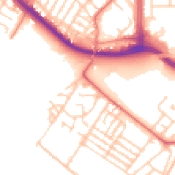 Daytime road noise heatmap for L19 8LZ