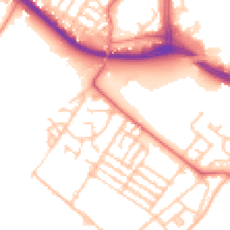 Daytime road noise heatmap for L19 8NG