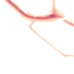 Night-time road noise heatmap for L19 8NG