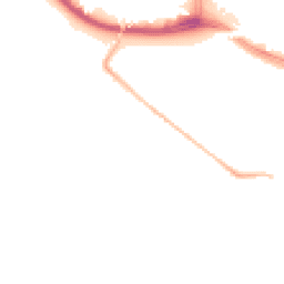 Night-time road noise heatmap for L19 8NH