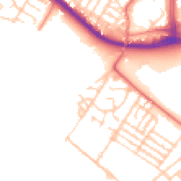 Daytime road noise heatmap for L19 8NT