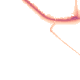 Night-time road noise heatmap for L19 8NT