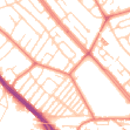 Daytime road noise heatmap for L19 9AX