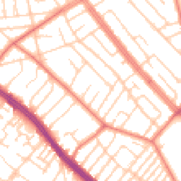 Daytime road noise heatmap for L19 9BL