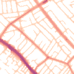 Daytime road noise heatmap for L19 9BR