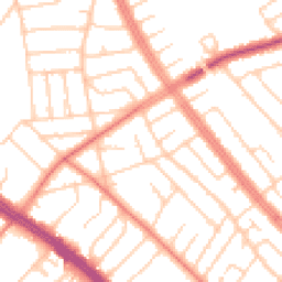 Daytime road noise heatmap for L19 9BU