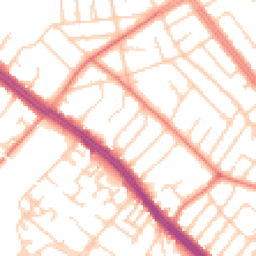 Daytime road noise heatmap for L19 9DS