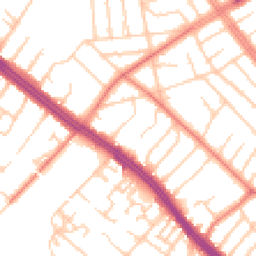Daytime road noise heatmap for L19 9DT