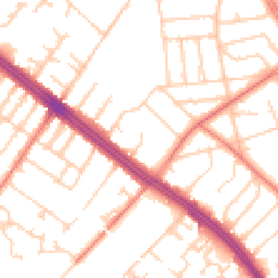 Daytime road noise heatmap for L19 9HG