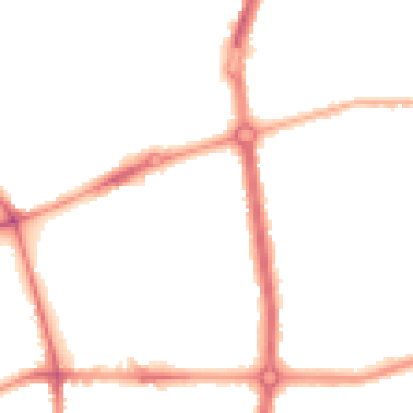 Night-time road noise heatmap for L20 0AL