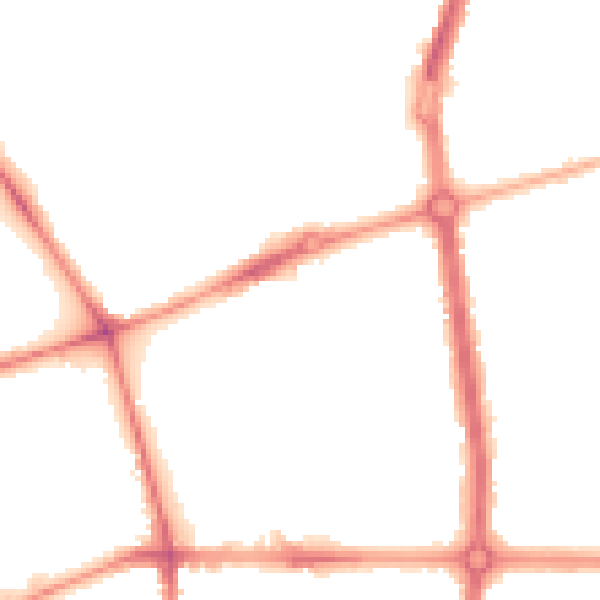 Night-time road noise heatmap for L20 0AQ