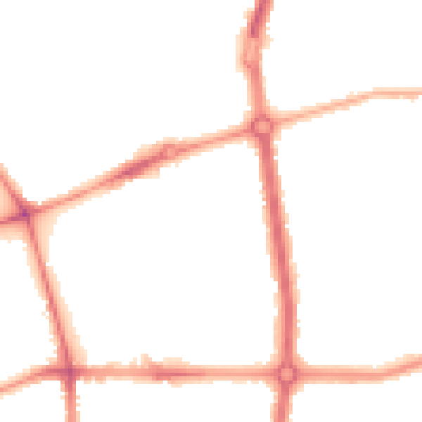 Night-time road noise heatmap for L20 0AY