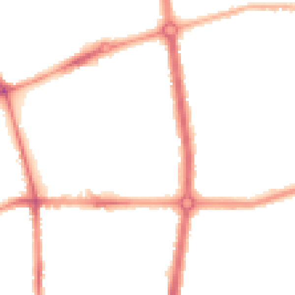 Night-time road noise heatmap for L20 0BW