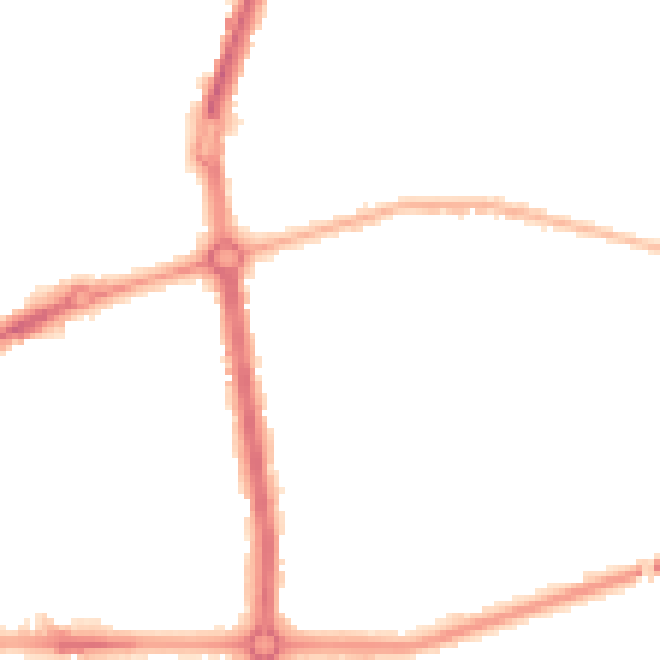 Night-time road noise heatmap for L20 0BZ