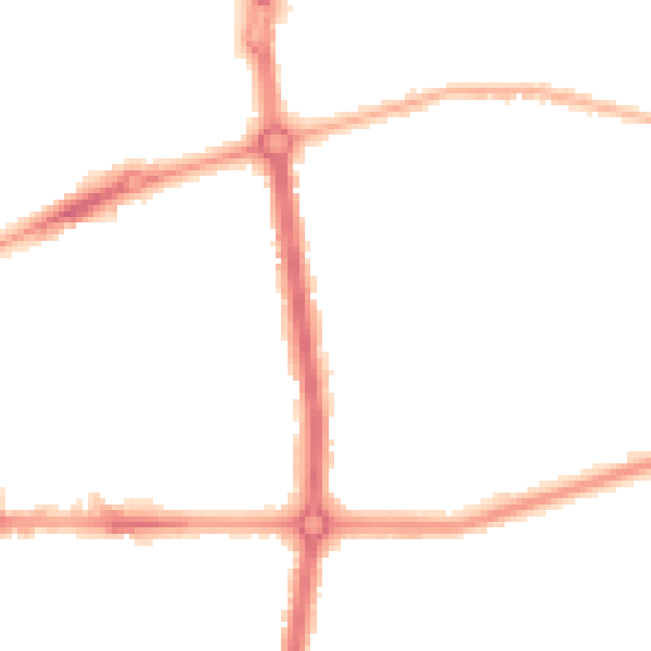 Night-time road noise heatmap for L20 0DF