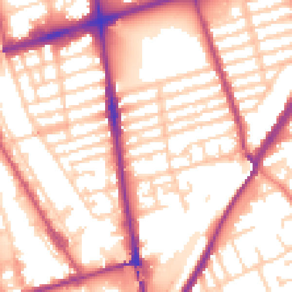 Daytime road noise heatmap for L20 2ES