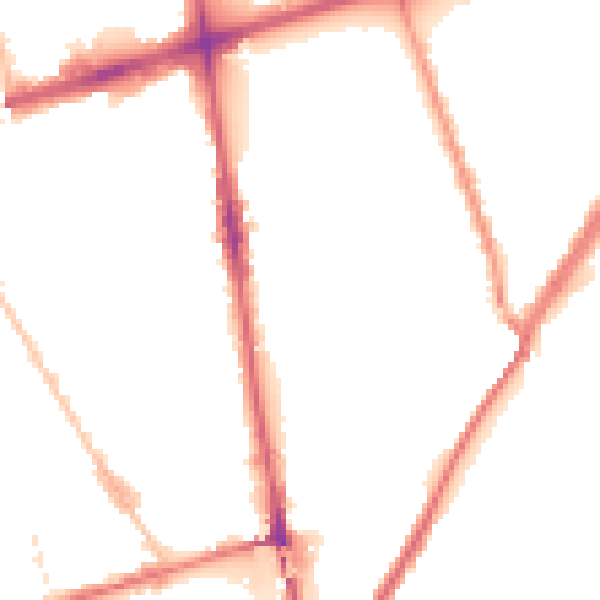 Night-time road noise heatmap for L20 2ES