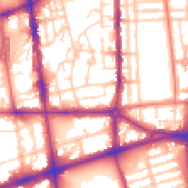 Daytime road noise heatmap for L20 3BX