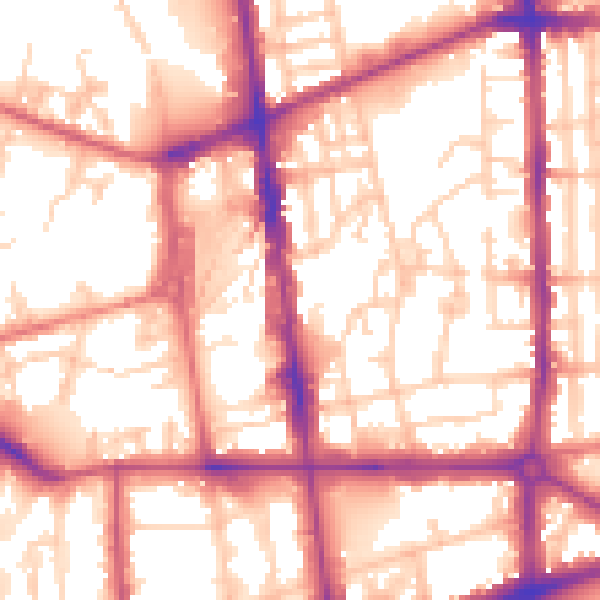 Daytime road noise heatmap for L20 3ER