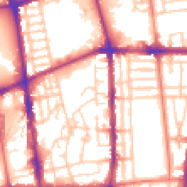 Daytime road noise heatmap for L20 3JH