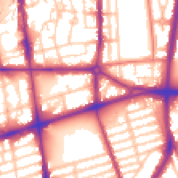 Daytime road noise heatmap for L20 3RL